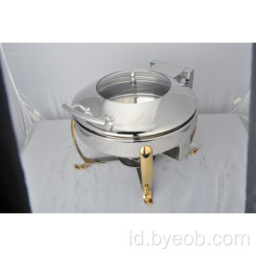 Chafing Dish dengan Spring Legs dengan Buffet Frame